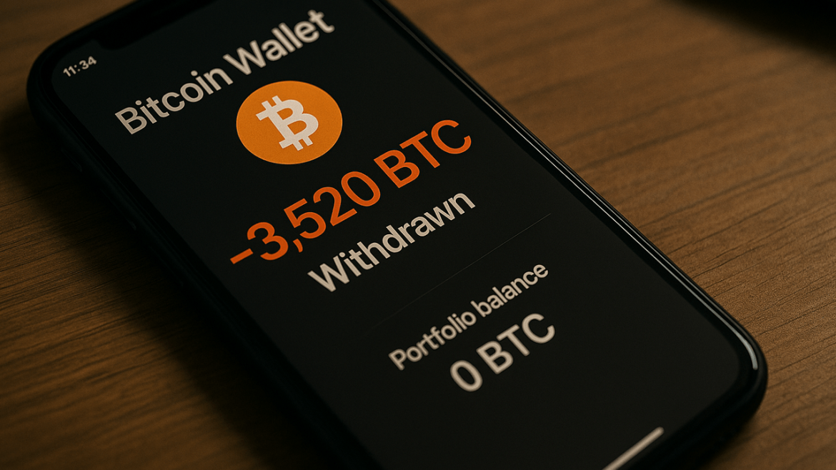 US Senior Loses 3,520 BTC in Crypto Heist: ZachXBT