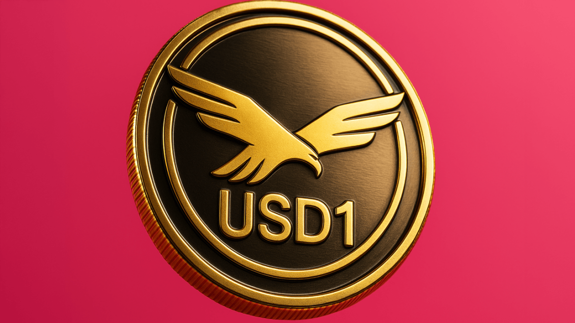 Here’s a concise and engaging title under 35 characters:
Trump-Tied Stablecoin Surges Into Top 10  
Let me know if you’d like any refinements!