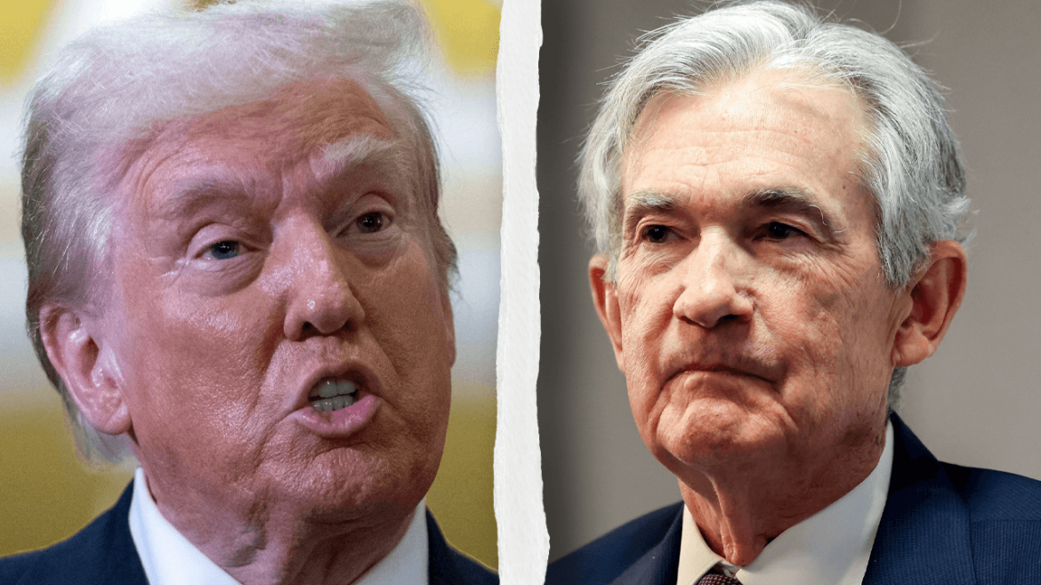 Here’s a punchy, engaging title under 35 characters:  
Trump Slams Fed Chief: ‘Golden Age’ Ahead  
This keeps it sharp, provocative, and within the limit while preserving key elements (Trump, Fed criticism, and the Golden Age hook). Let me know if you’d like any tweaks!
