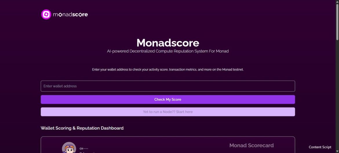 Here’s a concise and engaging title under 35 characters:  
Check Your Monad Repute Score 🔢  
Let me know if you’d like any refinements!