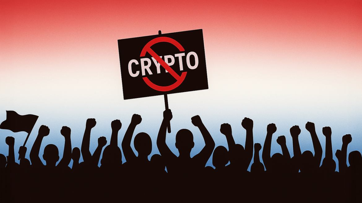 Crypto Protest Hits Trump’s Meme Coin Gala
