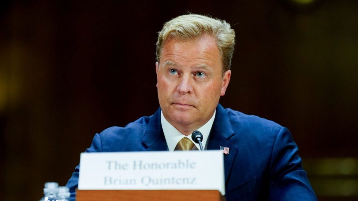 CFTC Chair Nomination: Quintenz Dropped