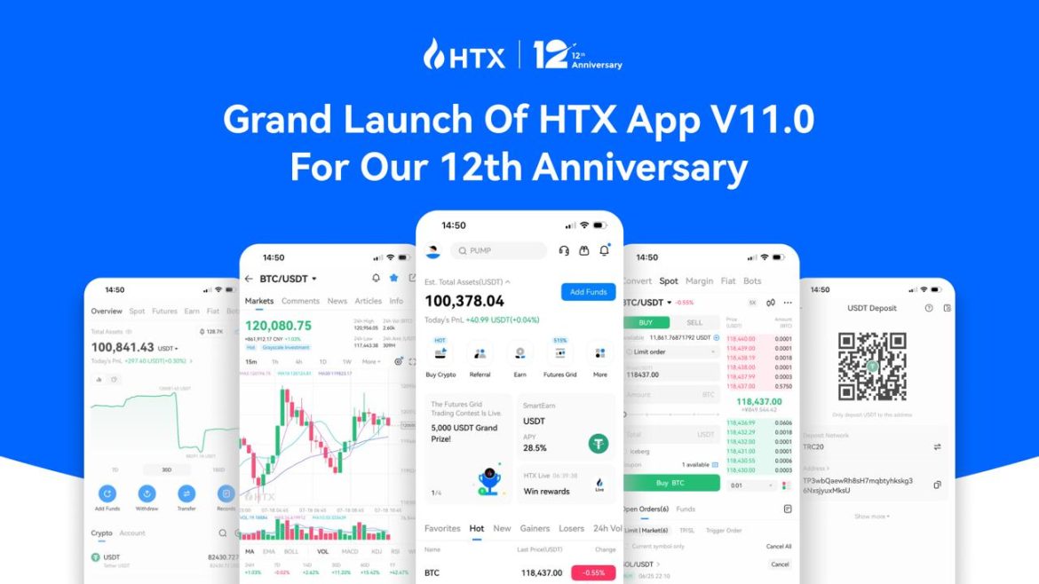 HTX Launches v11.0: Elevating Crypto Trading